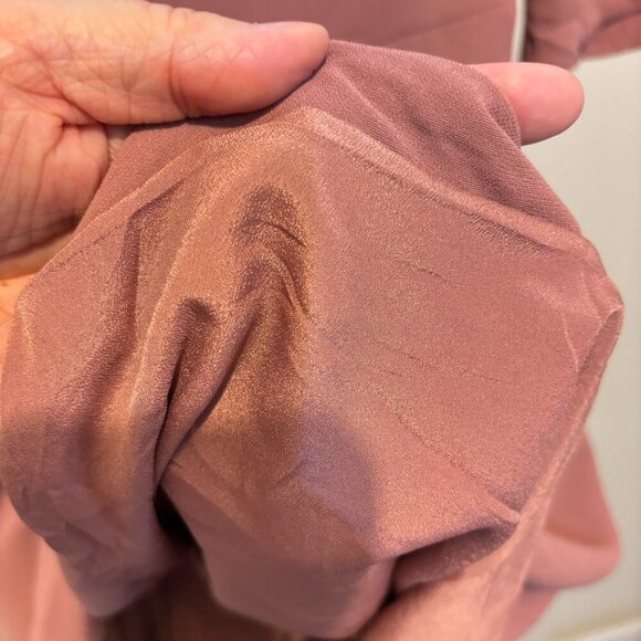 Reiss Myra Crossover Mauve Pink Short Sleeve Sheath Dress - Picture 11 of 13